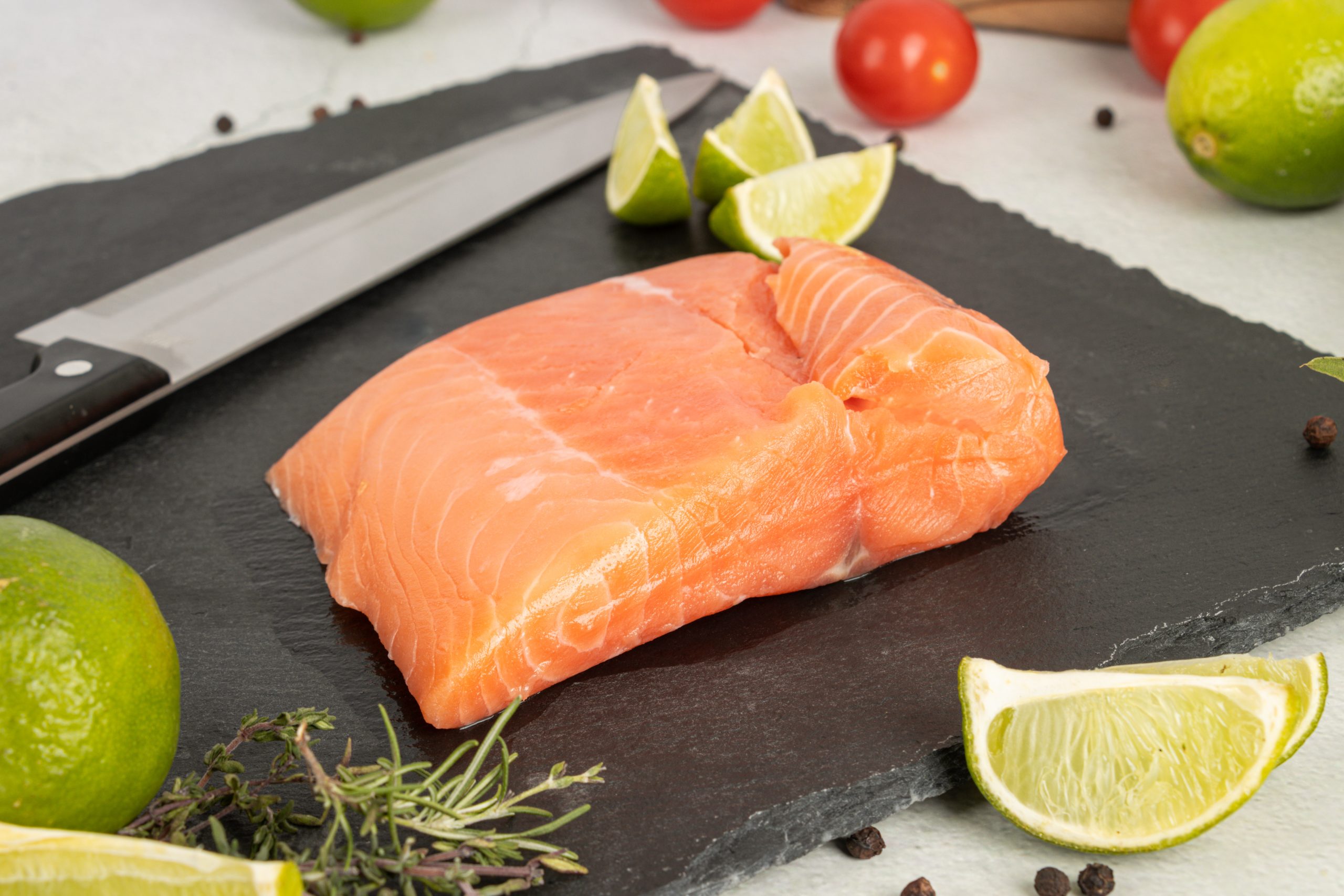 Salmón Porcionado sin Piel Premium 1Kg. - Imagen 2